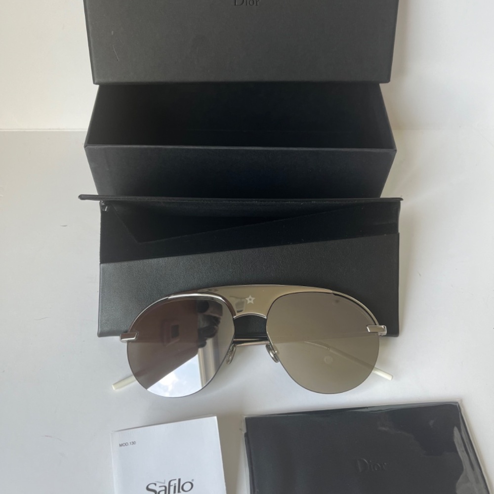 Dior Dio(r)evolution2 J5GQV Silver Grey Aviator Pilot Mirror Sunglasess - Picture 14 of 15